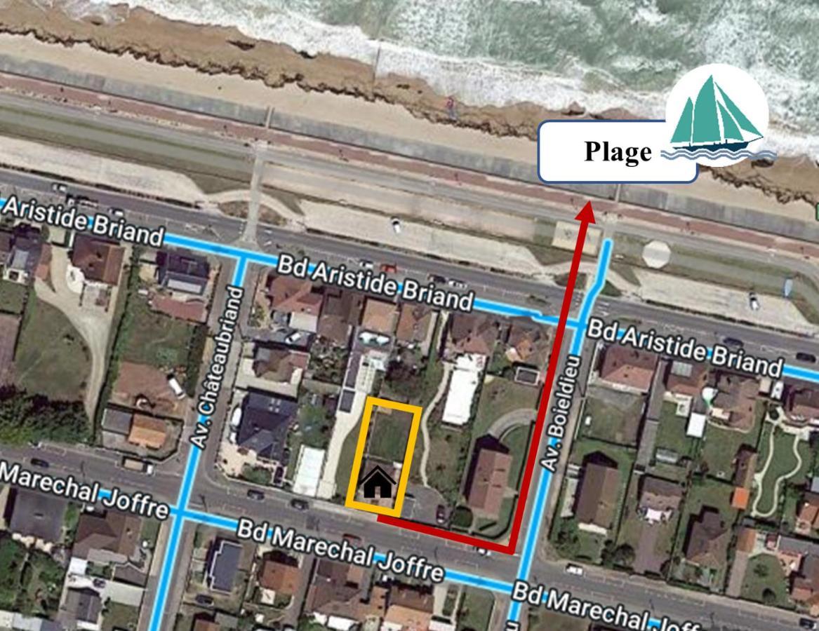 Asteria Villa Ouistreham Exteriör bild